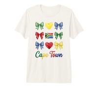 Cape Town Coquette Bow Girls Maglietta Premium