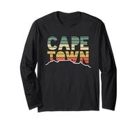 Cape Town Table Mountain Sudafrica Vintage Maglia a Manica