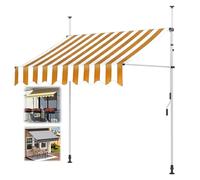 Cape Town - Tenda da sole con morsetto regolabile, resistente ai raggi UV, resistente alle intemperie, versatile, per esterni, per balcone, patio, giardino e terrazza