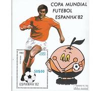 Cape Verde Blocco 5 (Completa Edizione) MNH ** MNH 1982 Calcio-WM 1982 in Spagna (Francobolli per i Collezionisti) Calcio
