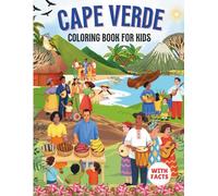 Cape Verde coloring book for kids with facts