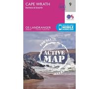 Cape Wrath, Durness & Scourie (Map) OS Landranger Active Map