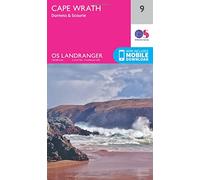 Cape Wrath Map | Durness & Scourie | Ordnance Survey | OS Landranger Map 9 | Scotland | Walks | Cycling | Days Out | Maps | Adventure