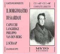 Capecchi - Donizetti:Il Borgomastro Di Sa [Import]
