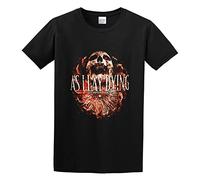 capeclain As I Lay Dying The Powerless Rise Unisex 100% Cotton Short-Sleeve T-Shirts Black XXL