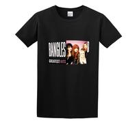 capeclain Bangles Greatest Hits Unisex 100% Cotton Short-Sleeve T-Shirts Black L