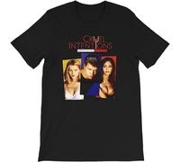 capeclain Cruel Intentions Sarah Michelle Gellar Ryan Phillippe Reese Movie Film Funny Gift Unisex 100% Cotton Short-Sleeve T-Shirts Black S