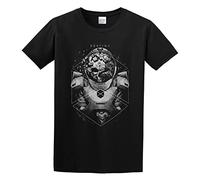 capeclain Destiny 2 Skull Unisex 100% Cotton Short-Sleeve T-Shirts Black M