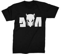 capeclain Die Antwoord Rat Logo Rap Rave Zef Aphex Men T-Shirt Black XL Unisex 100% Cotton Short-Sleeve T-Shirts Black XXL