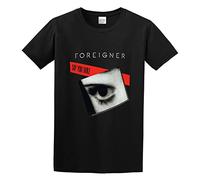 capeclain Foreigner Say You Will Unisex 100% Cotton Short-Sleeve T-Shirts Black XXXL