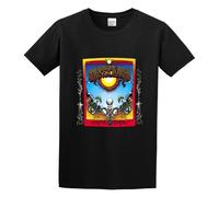 capeclain Grateful Dead Aoxomoxoa Unisex 100% Cotton Short-Sleeve T-Shirts Black XL