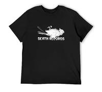 capeclain Inspired By Phantom of The Paradise Death Records 70'S Depalma Unisex 100% Cotton Short-Sleeve T-Shirts Black XL
