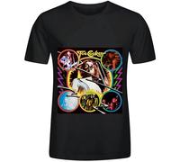 capeclain Joe Cocker Joe Cocker Tour Roll Unisex 100% Cotton Short-Sleeve T-Shirts Black XL