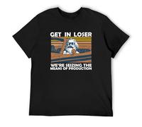 capeclain Marx Karl We’RE Seizing The Means of Production Unisex 100% Cotton Short-Sleeve T-Shirts Black XXXL