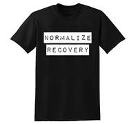 capeclain Narcotics Anonymous Normalize Recovery Na Unisex 100% Cotton Short-Sleeve T-Shirts Black S