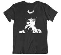 capeclain Pulp Fiction Mia Wallace Quentin Tarantino Drug V2 T Shirt Graphic Top Printed Tee Mens Shirt XXXL