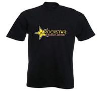 capeclain Rockstar Energy O-Neck 100% Cotton Short Sleeve Unisex T-Shirt L