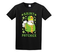 capeclain Saint Patchick Unisex 100% Cotton Short-Sleeve T-Shirts Black S