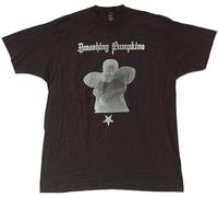 capeclain Smashing Pumpkins Angel Wings Cherub Star Mens Graphic T Shirt Black S Unisex 100% Cotton Short-Sleeve T-Shirts Black XXL