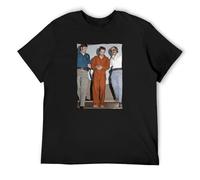 capeclain Ted Bundy Serial Killer Unisex 100% Cotton Short-Sleeve T-Shirts Black XL