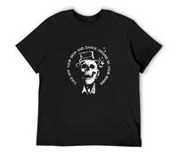capeclain Tom Waits - Dance Around Your Bones Unisex 100% Cotton Short-Sleeve T-Shirts Black M