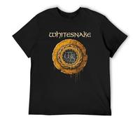 capeclain Whitesnake 1987 Logo Unisex 100% Cotton Short-Sleeve T-Shirts Black S
