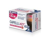Capelli Act Forte, Integratore Alimentare per Capelli, 90 Compresse | A base di Zinco e con Estratto di Mela Annurca, Rame, Cistina e Metionina