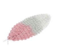 Capelli all'uncinetto Afro Culs Riccioli afro sintetici profondi Treccia all'uncinetto Ombre Intrecciare le estensioni dei capelli per le donne-2311-Grigio-60-30 pollici-75 cm-1pcs/lotto