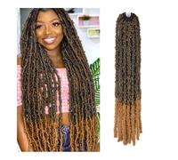 Capelli all'uncinetto con locs a farfalla, 1 confezione di capelli morbidi pre-anellati pre-intrecciati all'uncinetto Facile installazione e rimozione(T27,12inch)