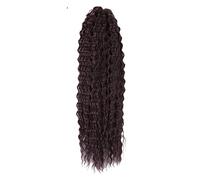 Capelli arricciati Onda d'acqua Twist Capelli all'uncinetto Ombre Biondo 25 pollici Capelli intrecciati sintetici Onda profonda Estensione dei capelli intrecciati-99J,24inches-300g
