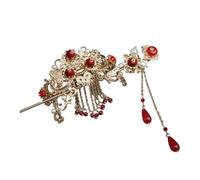 capelli cinesi,Bacchette for capelli vintage,Accessori for capelli cinesi Hanfu for donne Forcine for capelli da sposa con perle vintage Bastoncini for capelli da sposa Copricapo da sposa retrò