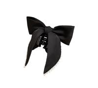 Capelli Clip Fermaglio for capelli con fiocco di perle francesi Fermaglio for capelli con fiocco Fermaglio for capelli grande Fiocco for capelli Forcine for capelli Festa Natale San Valentino Accessor