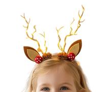Capelli Corna Di Renna Copricapo Natalizio Con Luce LED | Copricapo Da Travestimento Per Feste In Costume E Spettacoli Per Bambini Adolescenti Adulti E Collezionisti