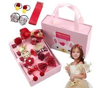 Capelli Da Bambina Piccoli Elastici Assortiti A Tema Principessa E Fata | Graziose mollettine per i capelli Confezione di Mollette a Colorate Glitterate per Bambine, Ideali per Feste, Scuola e Dan