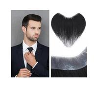 Capelli da uomo Cerotto invisibile for capelli sottili a forma di V, attaccatura dei capelli naturale, parrucchino for uomo Parrucche per tutti i giorni(3x16cm)