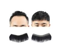 Capelli da uomo Parrucca da uomo con attaccatura frontale a V, capelli umani lisci da 0,06 mm, base in PU ultra sottile Parrucche per tutti i giorni