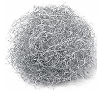 Capelli d'angelo - tinsel ricci circa 15 grammi - per Natale e Avvento come decorazione (argento)