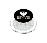 Capelli della barba spostati al barbiere del mento PopSockets PopGrip per MagSafe