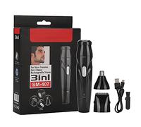 Capelli ELETTRICA Capelli A SALE STRADE TRIMMER, TRIMMER 3 IN 1 Strumento di Rasatura dei Capelli USB con Tre Teste di Taglierina, Testa di Taglierina Lavabile per Uomini, Donne