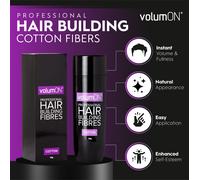 Capelli Fibre Perdita Cotone Correttore Infoltimento Building Naturale Balding