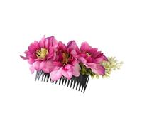 Capelli Fiori Artificiali Brides Cherry Flower Hair Comb Hairpin Bridesmaid Headdress Combs Accessories For Girls(Color-03)