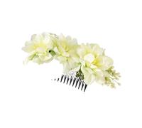 Capelli Fiori Artificiali Brides Cherry Flower Hair Comb Hairpin Bridesmaid Headdress Combs Accessories For Girls(Color-05)