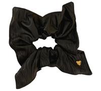 Capelli frungati, pelle PU -Pllé, GRANDI SCUNCHIE, SCROLLES PU Cuoio, cuore in pelle PU - Grande follia, legami elastici per capelli per donne e ragazze con capelli spessi e sottili