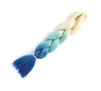 Capelli intrecciati sintetici da 24 pollici Treccia Jumbo Estensione dei capelli Jumbo per le donne Trecce fai da te Capelli Viola Rosa Giallo Grigio Lihu-24 pollici-M58-24 pollici
