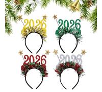 Capelli Natalizi Festivo 4 Pezzi Divertente 2026