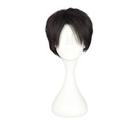 Capelli Parrucche per Donne 11" Profondo Marrone Parrucche con Parrucca Cuffia