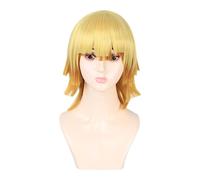 Capelli Parrucche per Donne 16" Bionda Graduale Parrucche con Parrucca Cuffia