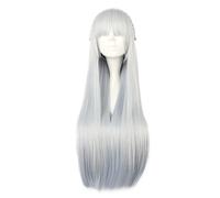 Capelli Parrucche per Donne 31" Bianco Graduale Blu Parrucche