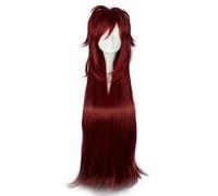 Capelli Parrucche per Donne 39" Rosso Marrone Parrucche con Parrucca Cuffia