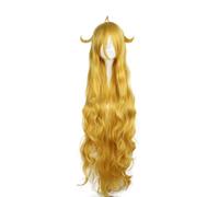 Capelli Parrucche per Donne 47" Giallo riccioo Parrucca con Parrucca Cuffia